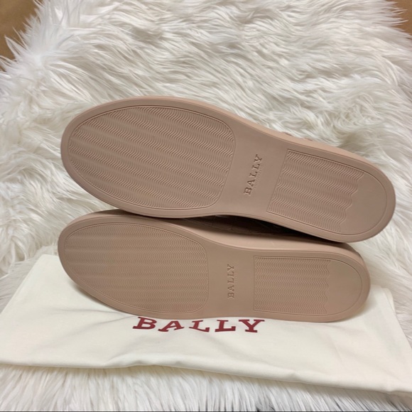 Bally Hekem Nude Leather High-Too Sneaker - Picture 5 of 8